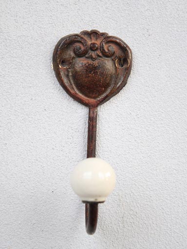 Gancio cuore e ceramica