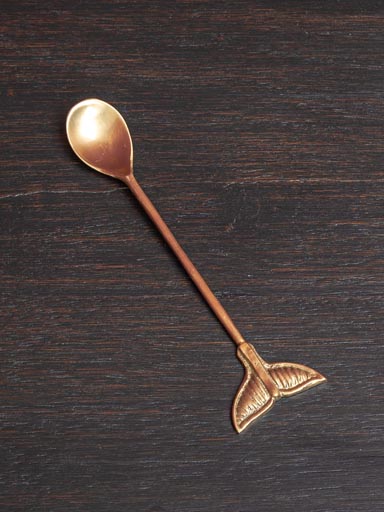 Small golden whale spoon