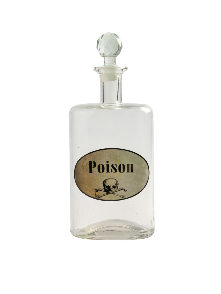 Poison bottle with stopper - 2
