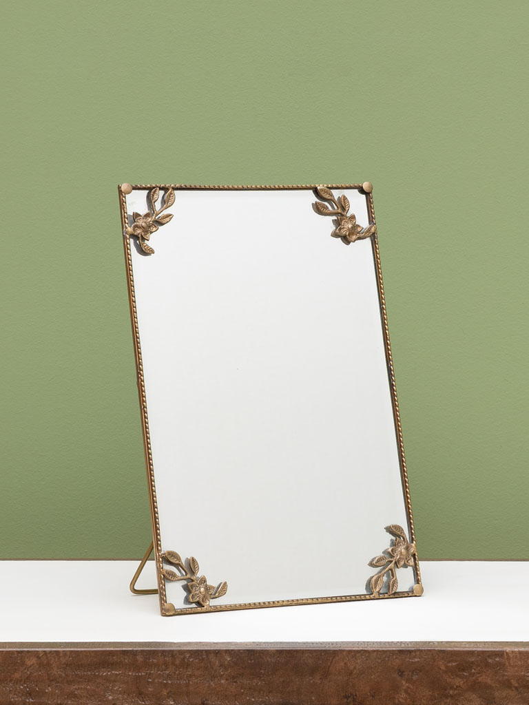 Brass mirror Gentiane - 1
