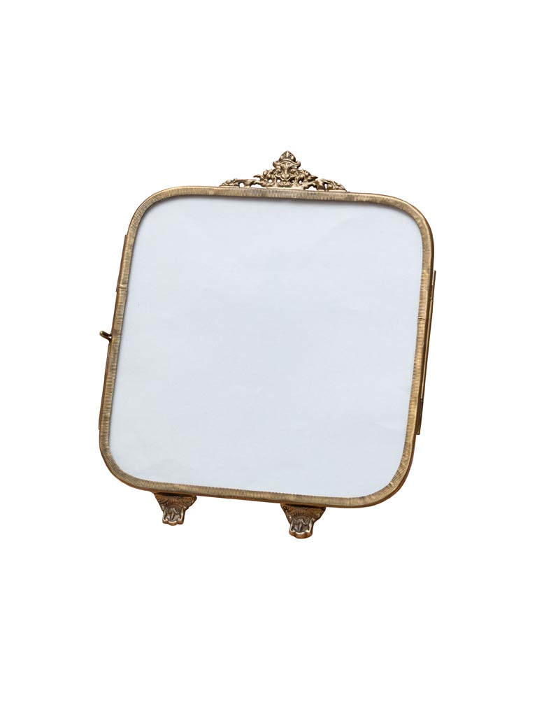 Photo frame with golden garland edge - 2