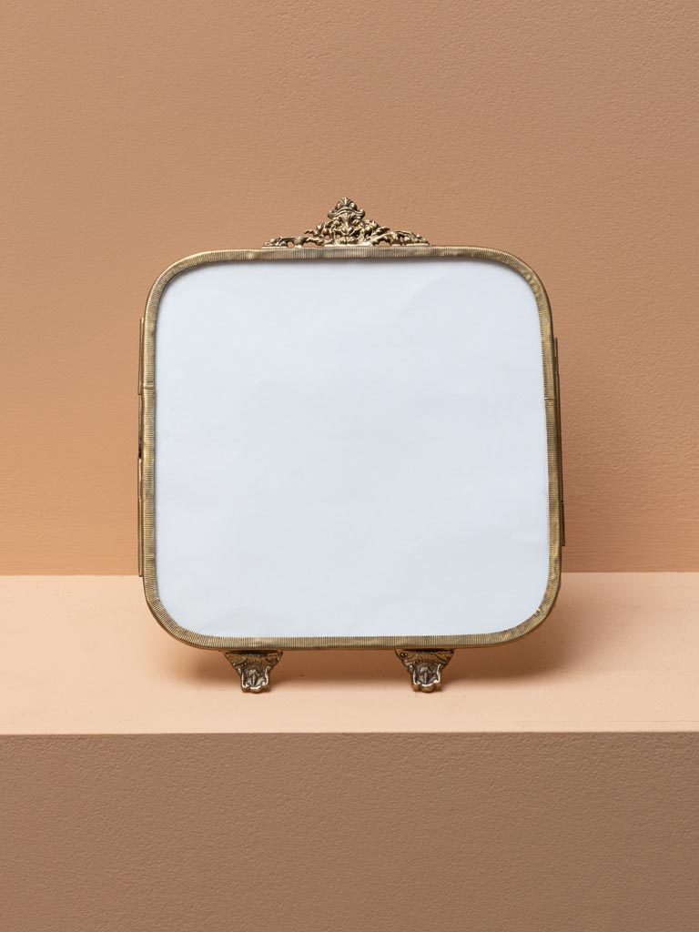 Photo frame with golden garland edge - 3