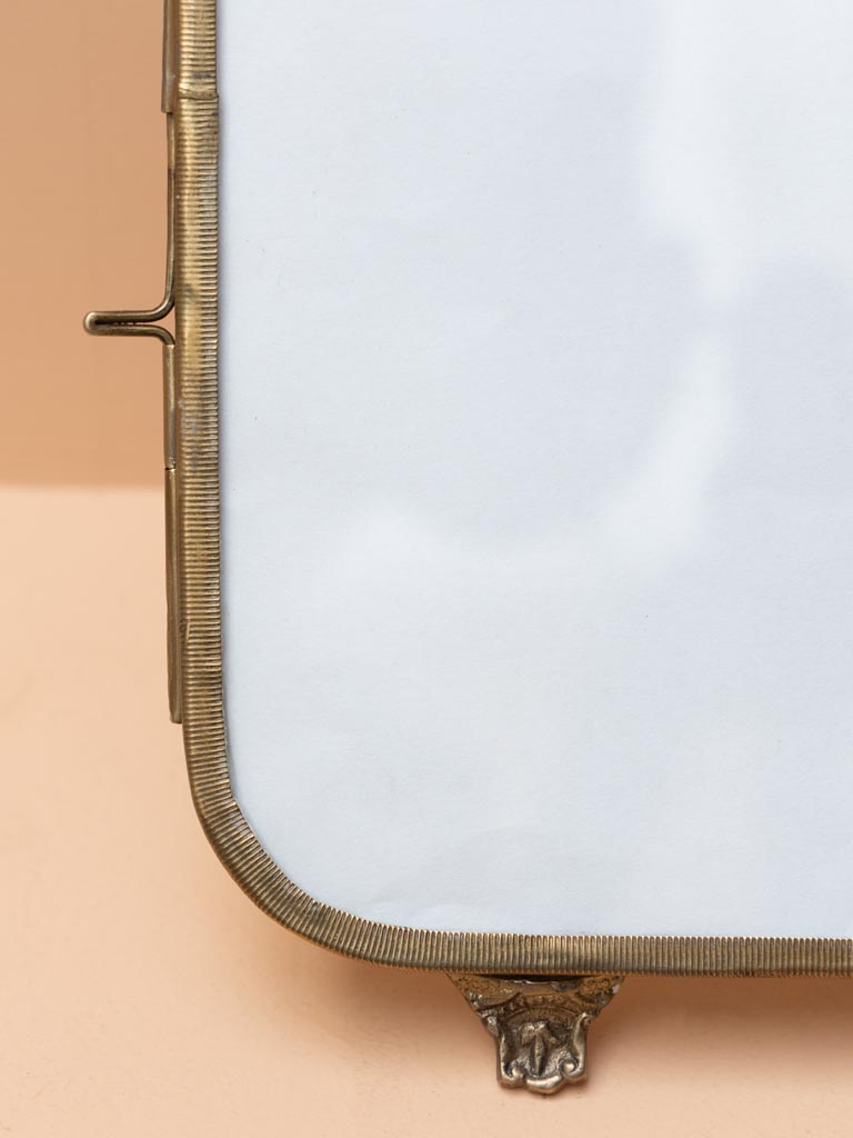Photo frame with golden garland edge - 4