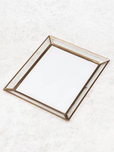 Tray with photo frame base