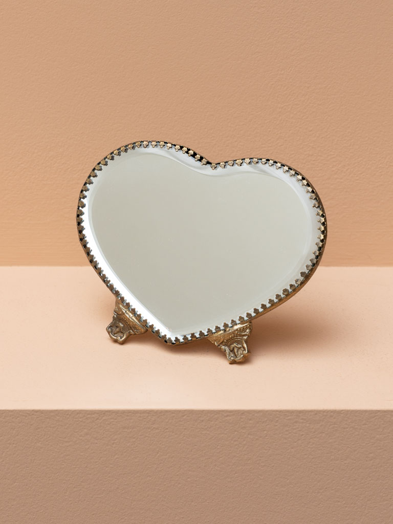 Heart table mirror - 1