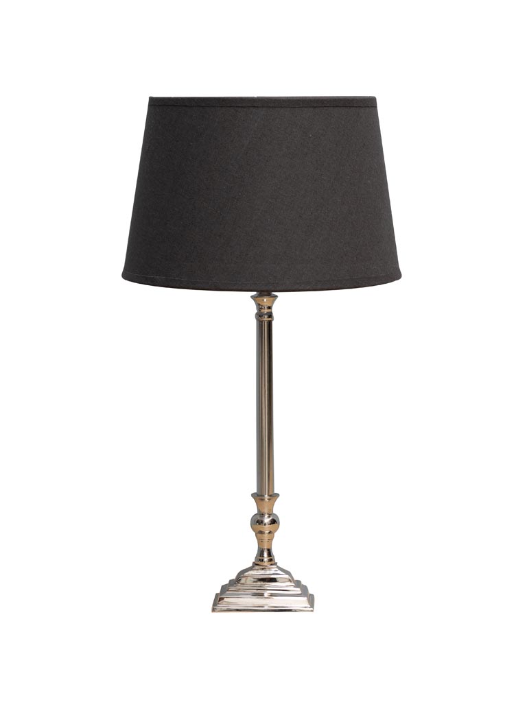 Table lamp silver rectangular Fine (Lampkap inbegrepen) - 2