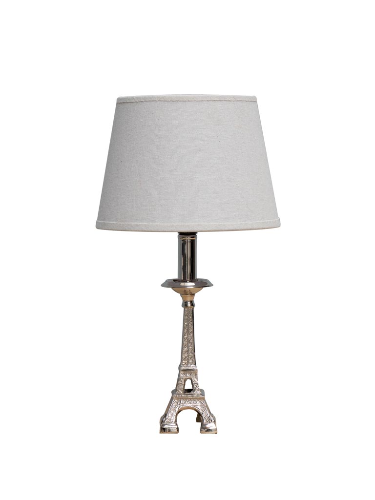 Table lamp silver Eiffel Tower (Lampkap inbegrepen) - 2