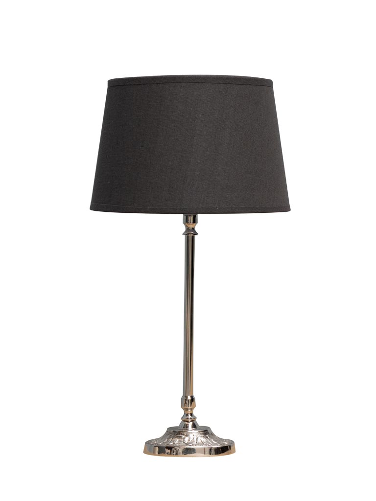 Table lamp silver Gravure (Lampshade included) - 2
