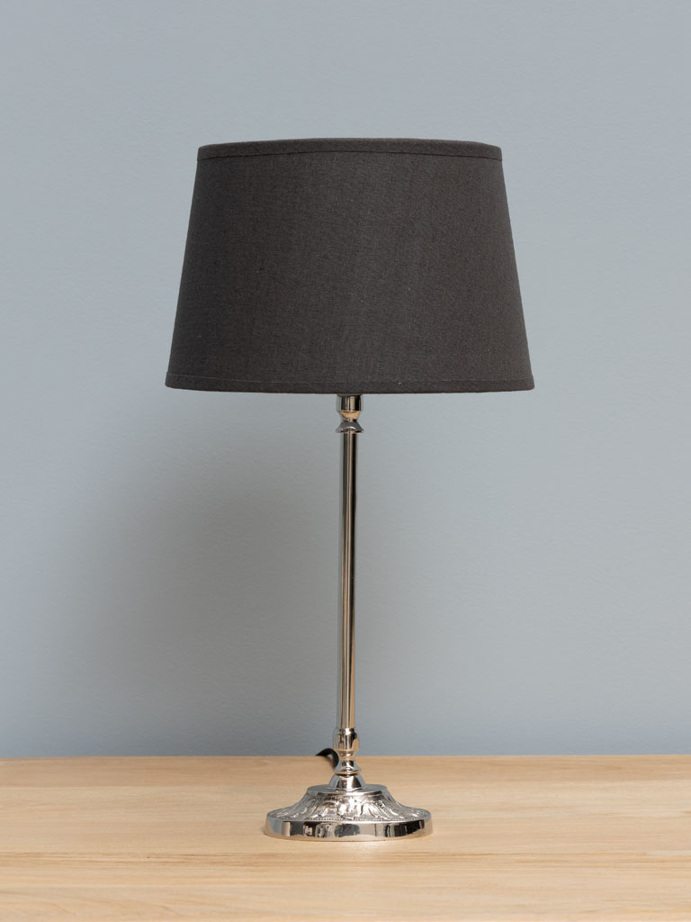 Table lamp silver Gravure - 1