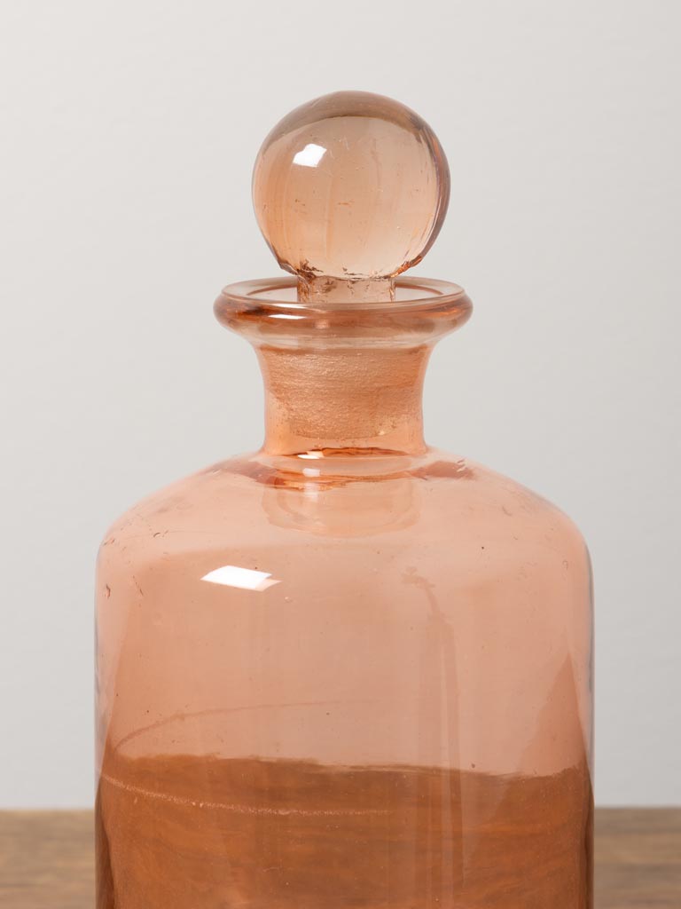 Orange flask with stopper - 3