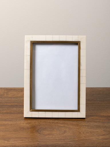 Photo frame with brass insert (17x11)