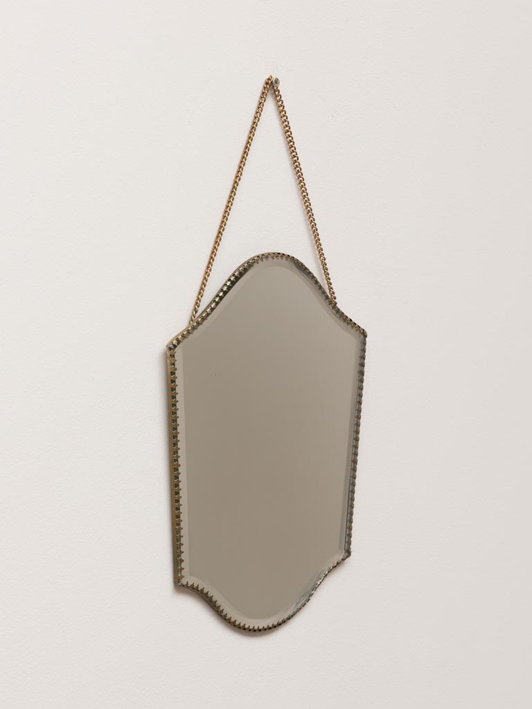 Mirror with scalloped edges - 3