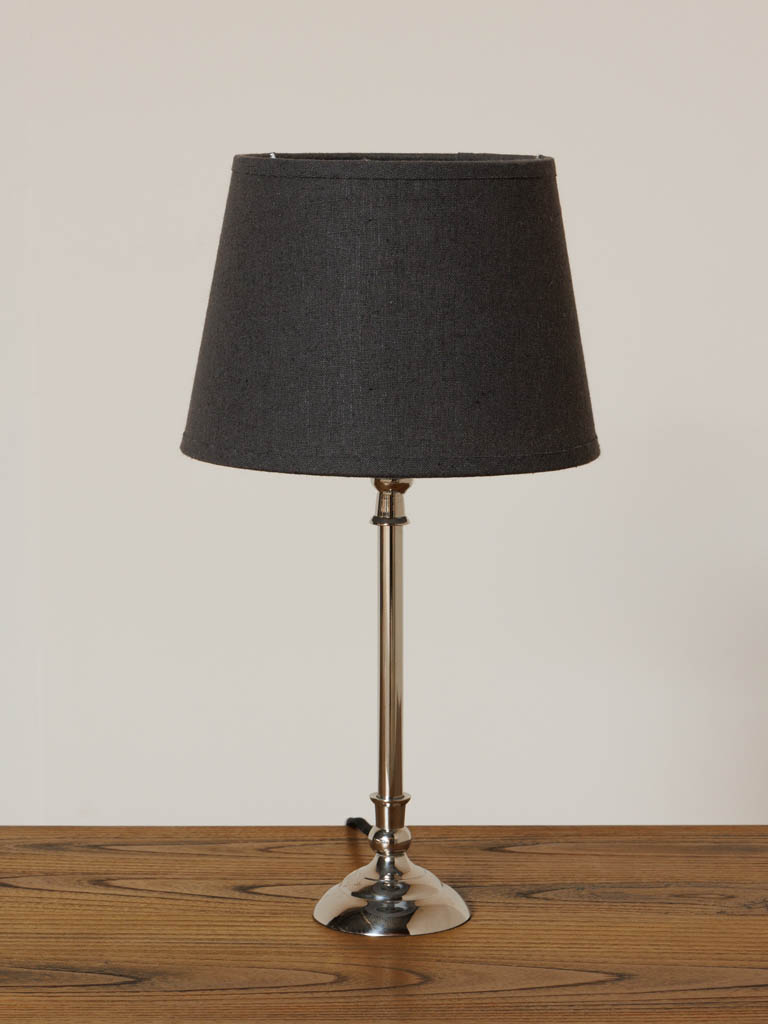 Table lamp silver Sela (Lampshade included) - 1