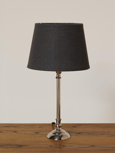 Table lamp silver Sela (Lampkap inbegrepen)