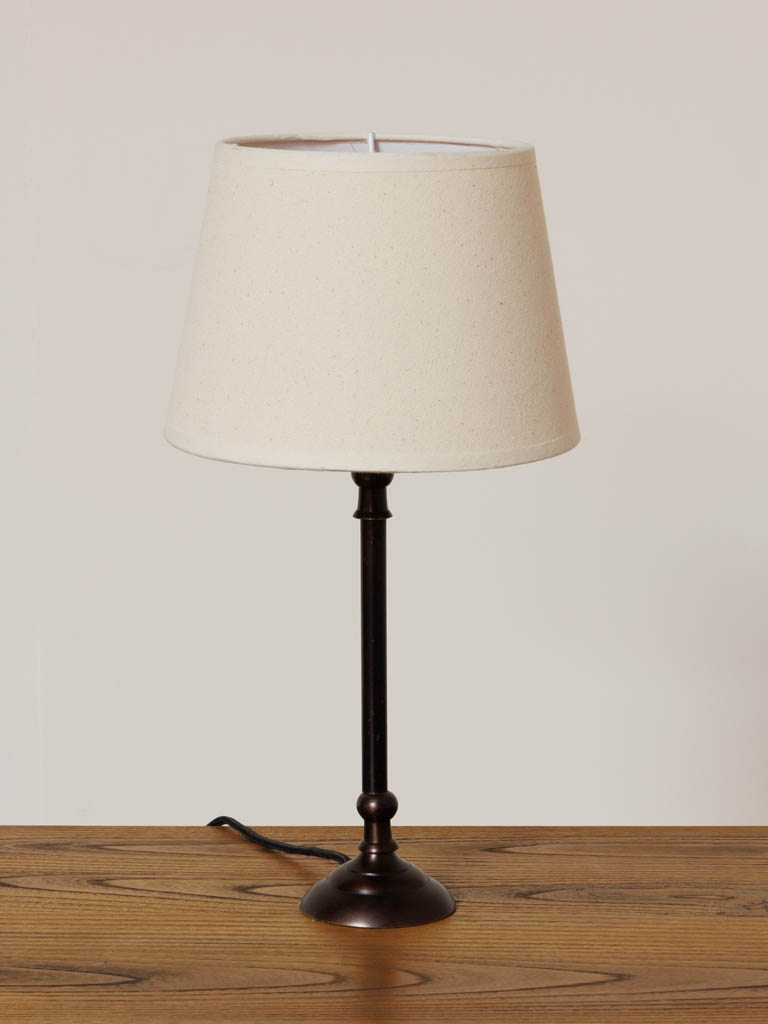 Table lamp brown Sela (Lampshade included) - 1