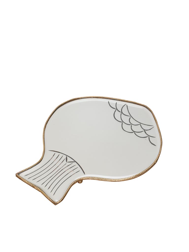 Mirrored fish trivet - 2