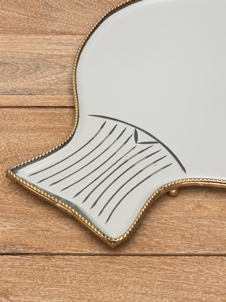 Mirrored fish trivet - 5