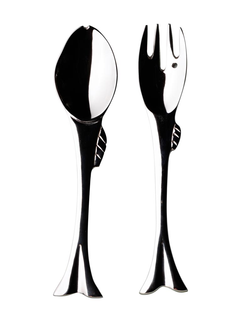 S/2 salad servers silver Marina - 2