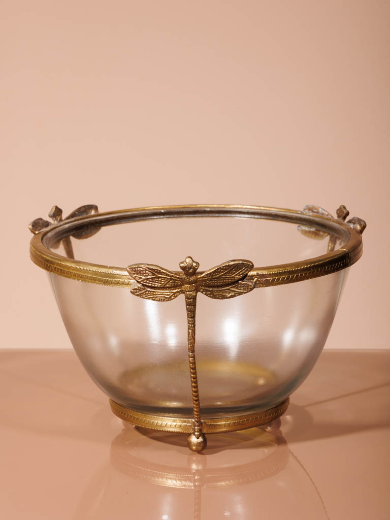 Dragonfly glass bowl - 1