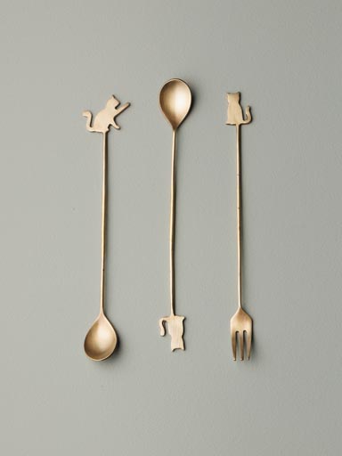 S/2 spoons and 1 fork Cats