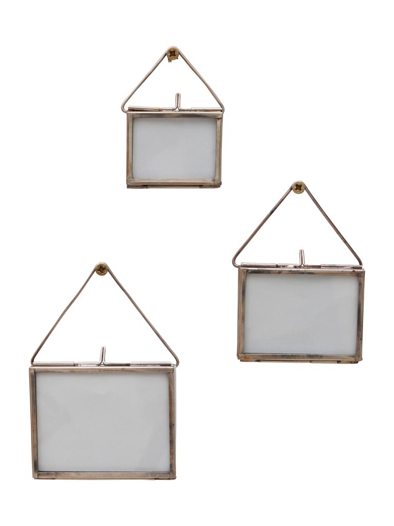 S/3 tiny wall hanging photo frames - 2