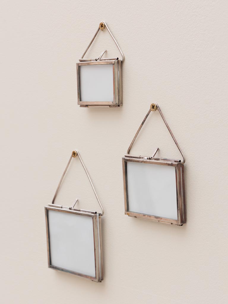 S/3 tiny wall hanging photo frames - 3