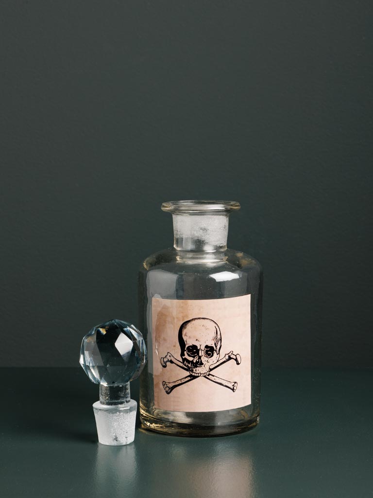 Bottle Poison with skull - 3