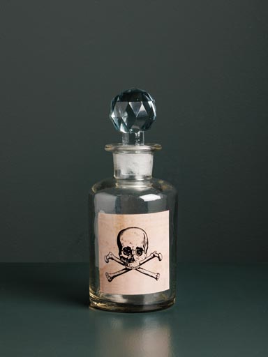 Bottle Poison with skull