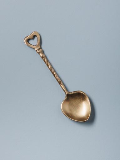 Brass spoon heart