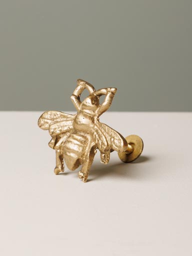 Bouton de porte Abeille dorée