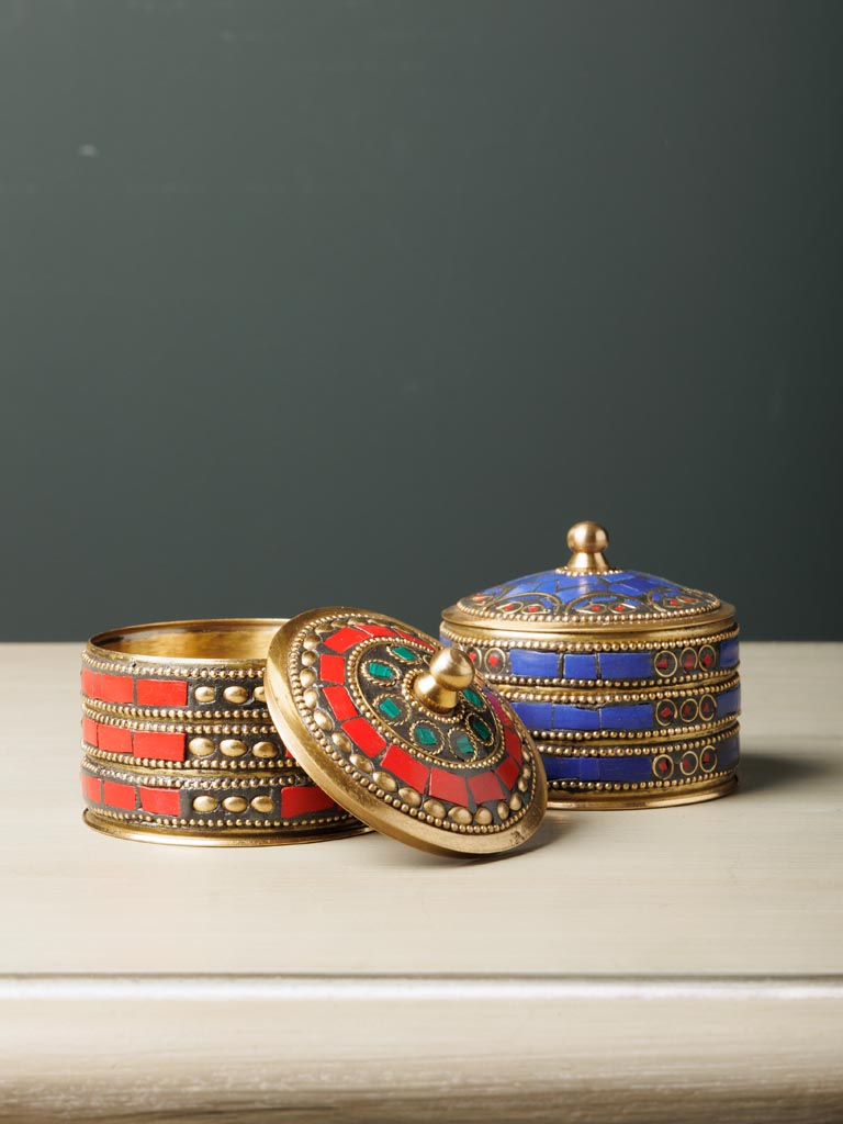S/2 boxes with colored inserts - 8