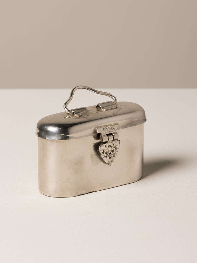 S/2 sel & poivre avec petite boite en nickel - 4