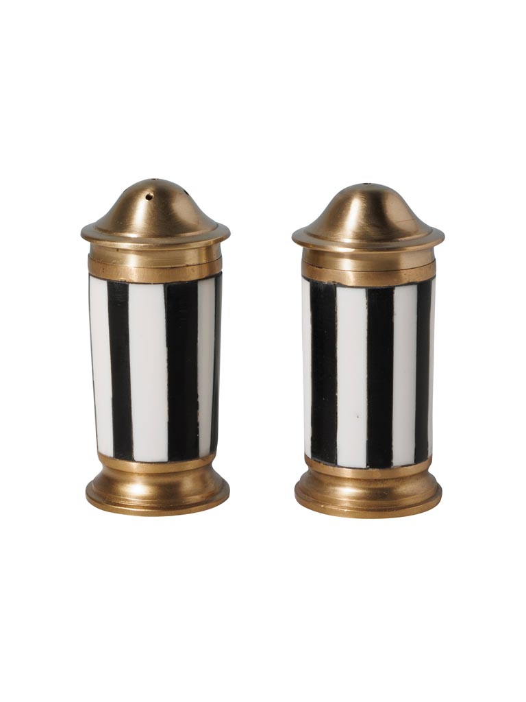 S/2 sel et poivre Antique - 2