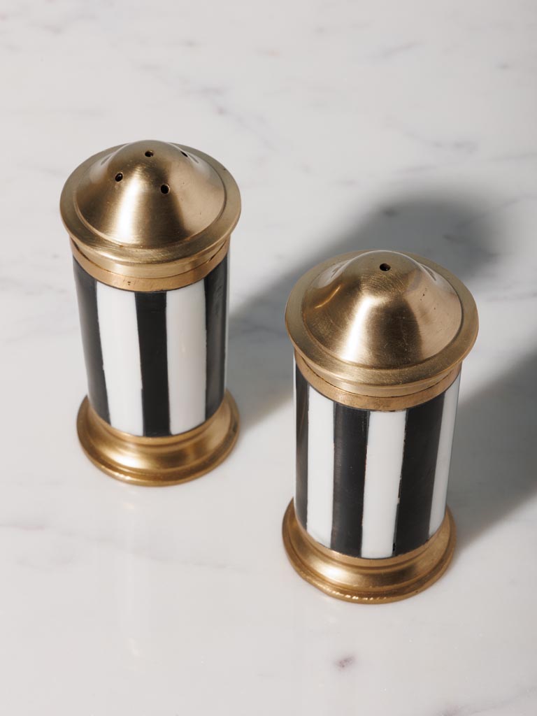 S/2 sel et poivre Antique - 3