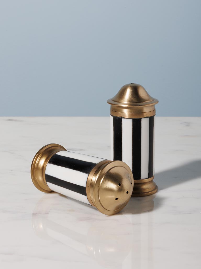 S/2 sel et poivre Antique - 4