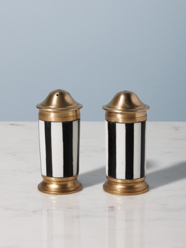 S/2 salt & pepper Antique