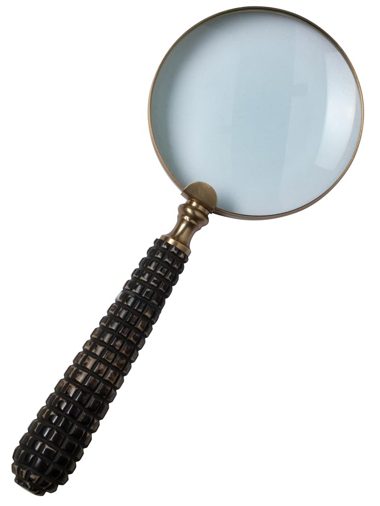 Magnifier with resin ethnic handle - 2