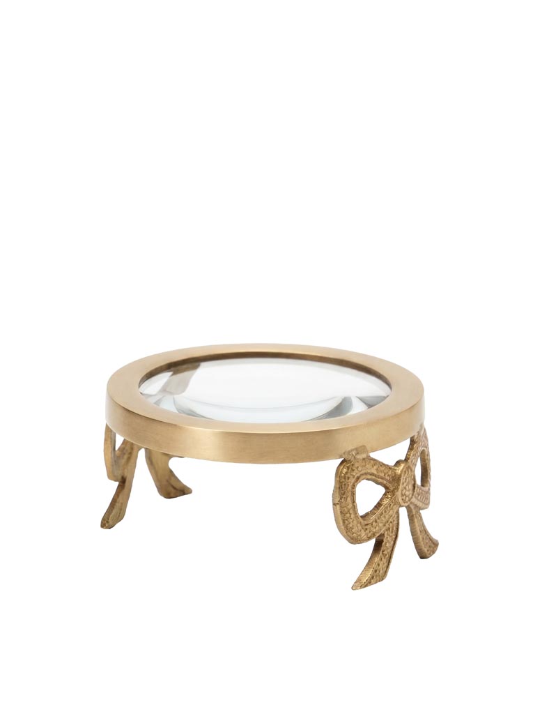 Golden magnifier on bow feet - 2