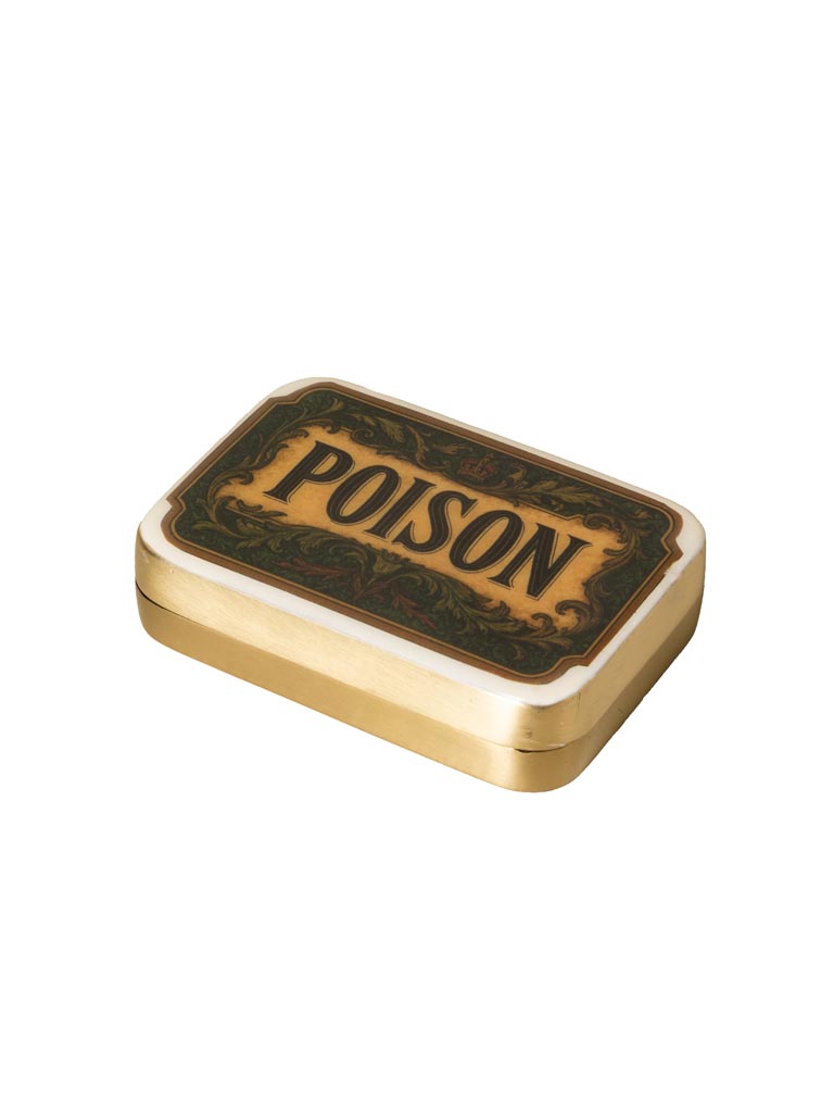 Boîte en laiton Poison - 2