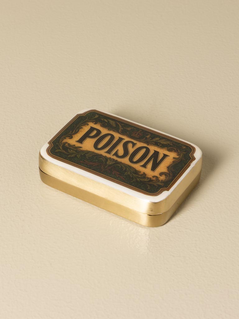 Boîte en laiton Poison - 1