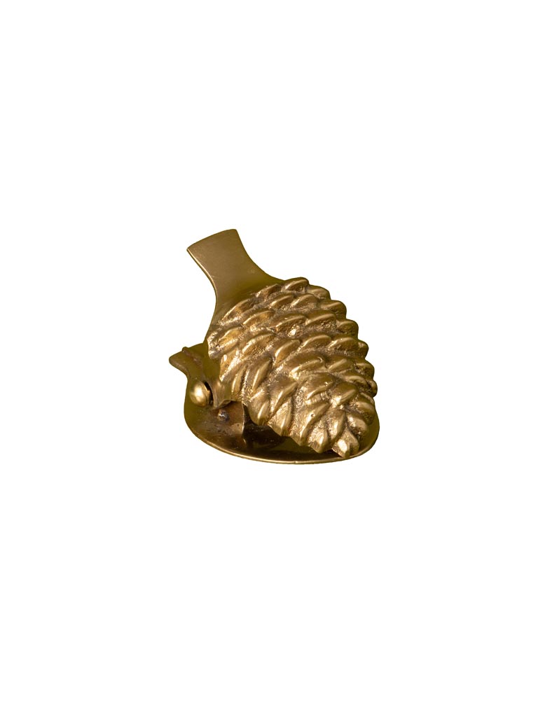Clip papier pomme de pain laiton - 2