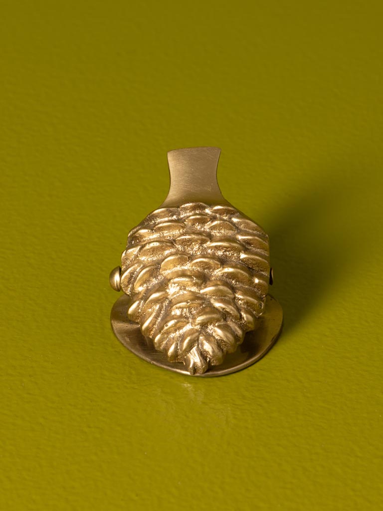 Clip papier pomme de pain laiton - 5