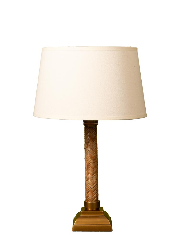 Table lamp braided rattan Rivan - 2