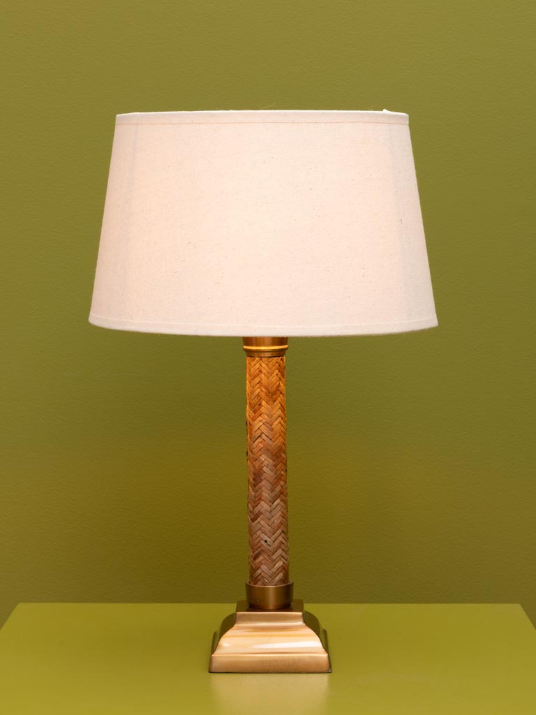 Table lamp braided rattan Rivan - 3