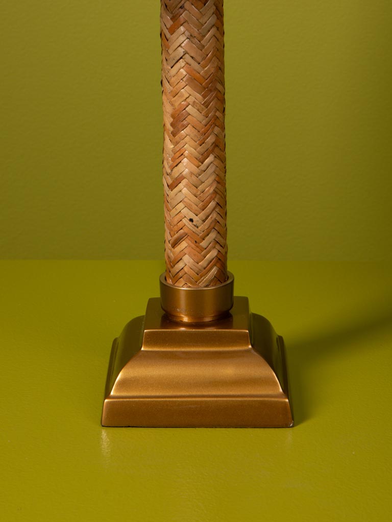 Table lamp braided rattan Rivan - 4
