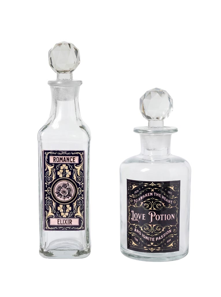 S/2 flacons philtres d'amour noirs - 2