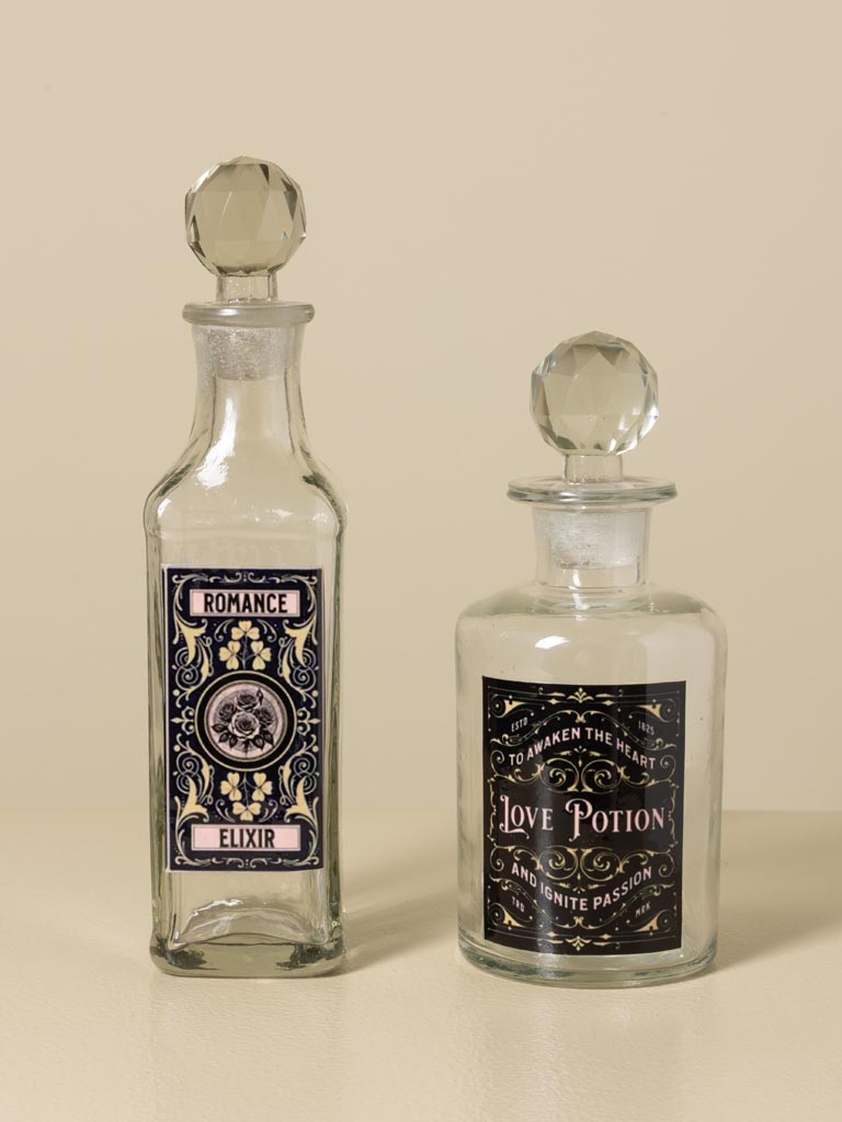 S/2 flacons philtres d'amour noirs - 1