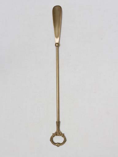 Shoe horn in brass