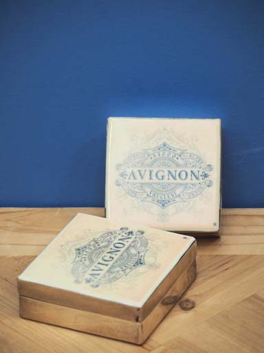 S/2 boîtes carrées Avignon