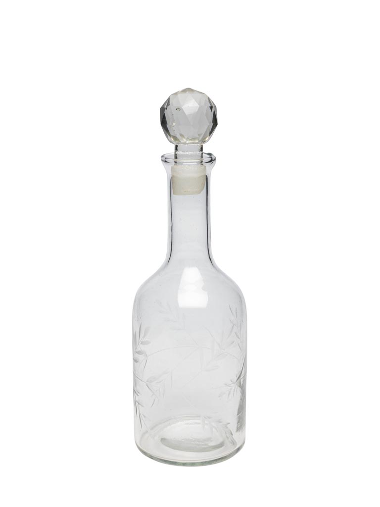 Thin etched bottle Mona - 2